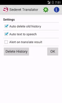 Sederet Translator android App screenshot 2